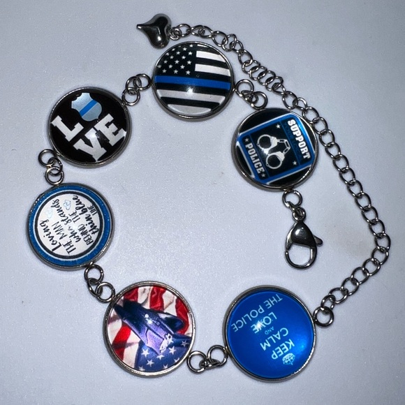 $8 Law Enforcement Bracelet. New. Stainless Steel. $8 if bundled - Picture 11 of 11